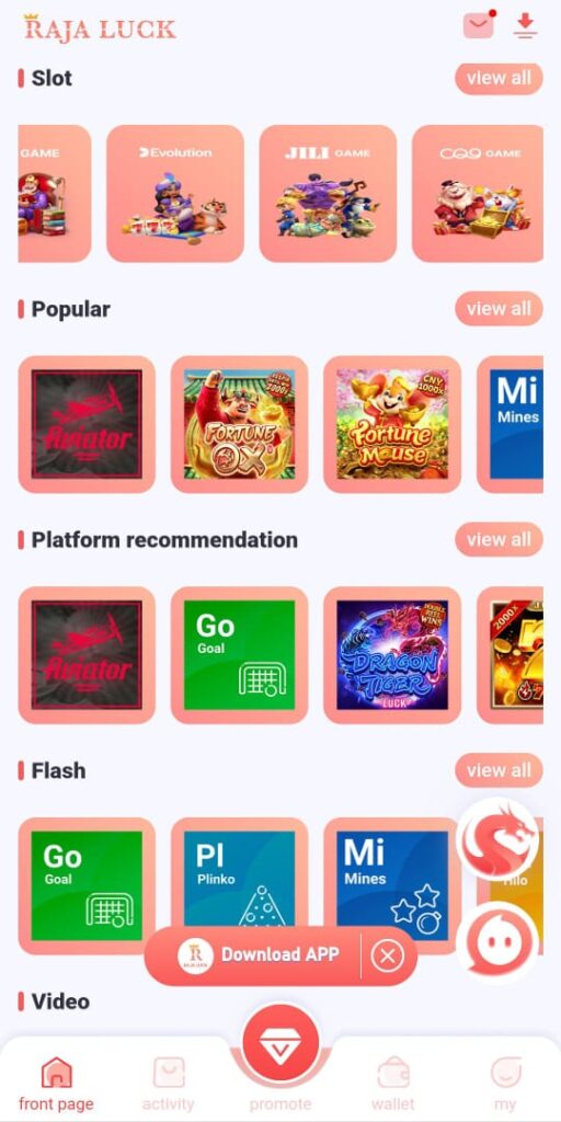 राजा लक लॉगिन 2 राजा लक गेम्स