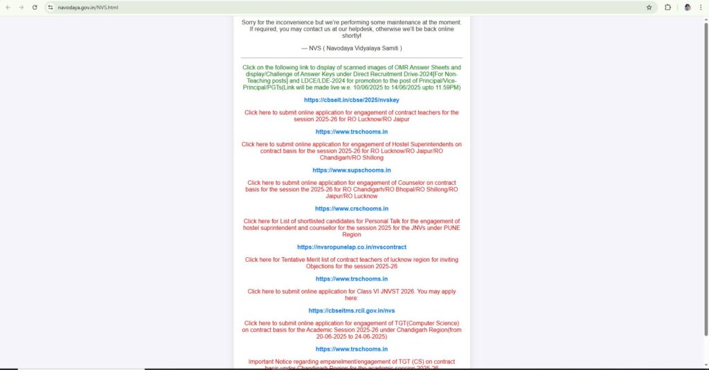 नवोदय विड्यालाया शिक्षक भर्ती 2025: नवोदय विद knighana में kayrauraunama मिल r मिल r मिल r नौक rurी, rurी भी भी kaynasabar सरकरी योजना 2025 | सराफा पीएम योजना समाचार | नौकरियां।