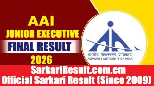 AAI Junior Executive ATC Final Result 2026 Out
