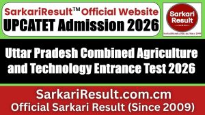 UPCATET Admission Online Form 2026