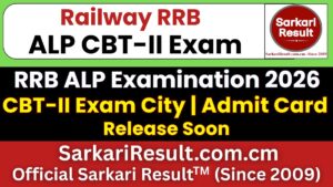 RRB ALP CBT-II Admit Card 2026 Out Live