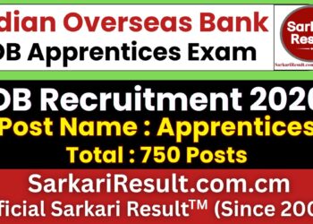 IOB Apprentice Recruitment 2026 | Sarkari Result