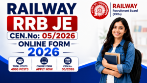 RRB Junior Engineer JE Recruitment 2026